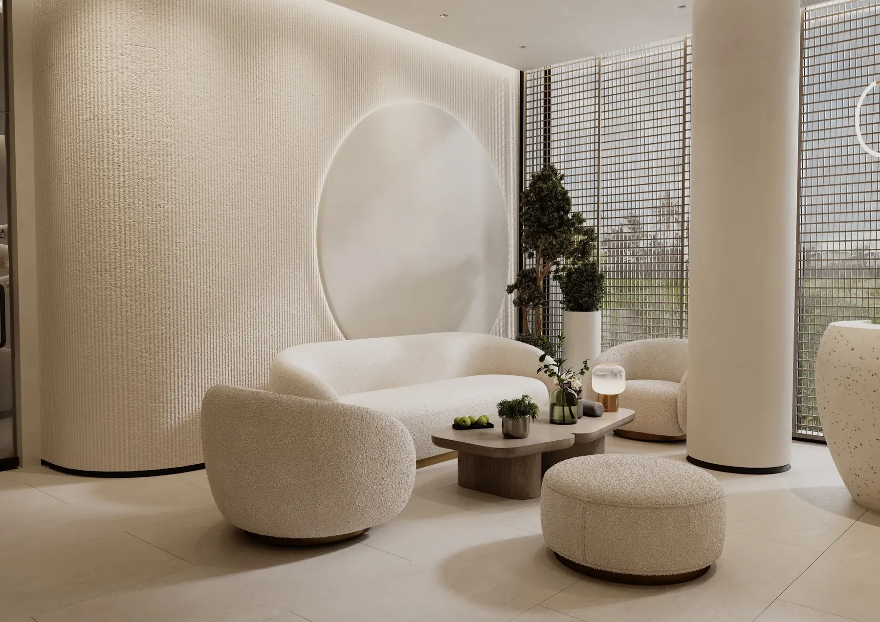 A clinic waiting room